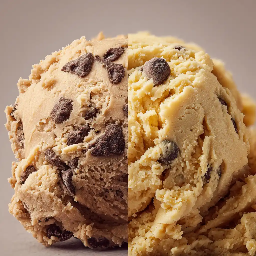 Cookie dough comparison butter vs coconut oil for Coconut Chocolate Chip Cookies