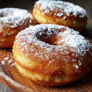 Fresh banana donuts topped with vanilla glaze and walnuts