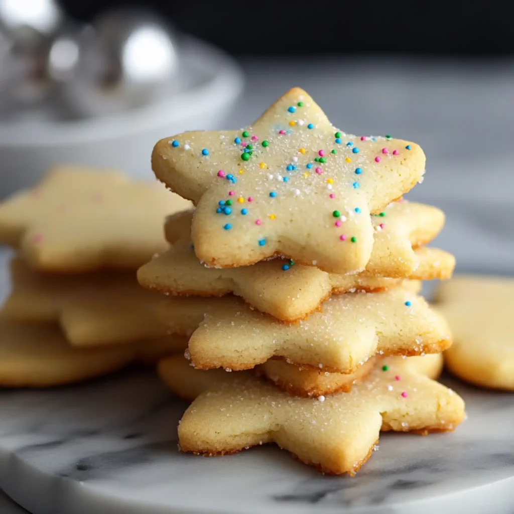 Dairy free sugar cookies cooling on a rack, soft and golden.