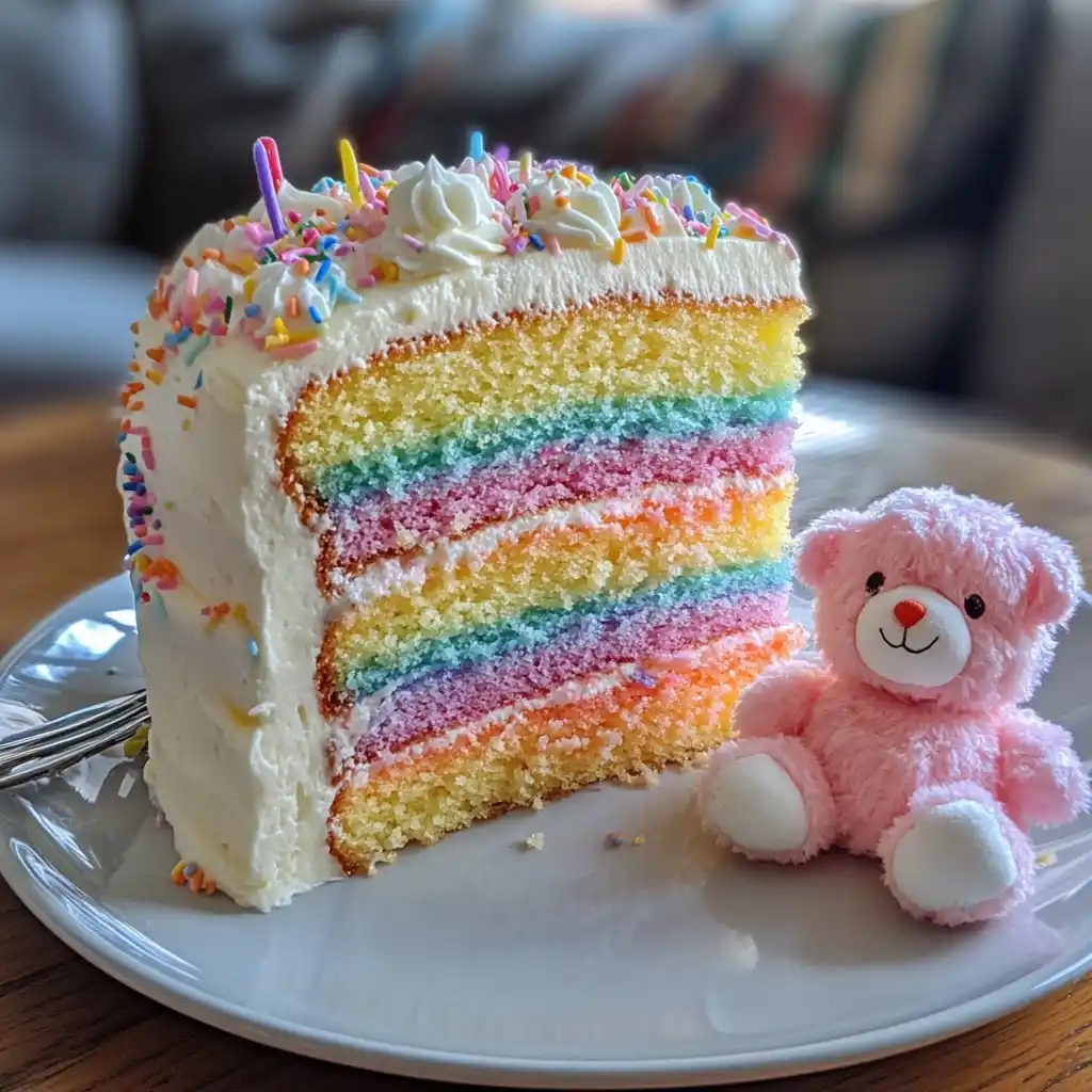 Jellycat Birthday Cake with plush toy centerpiece.